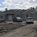 Exterior Cement Stucco On New Block Over Applied Bonding Agent With Lap Siding Stucco on Front Elevation