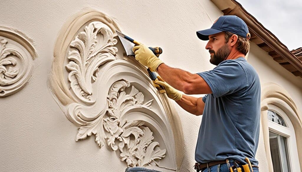 History of stucco